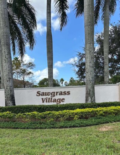 sawgrass village weston florida